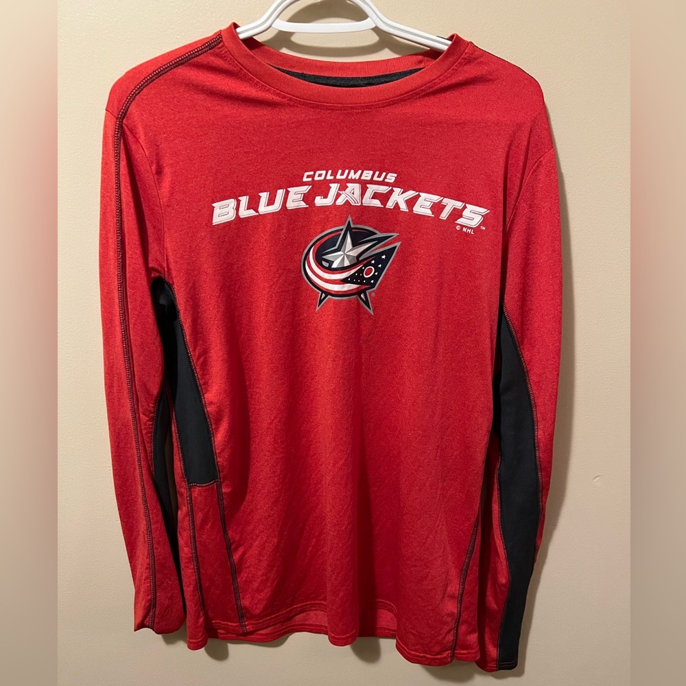 NHL Red Long Sleeve Shirt